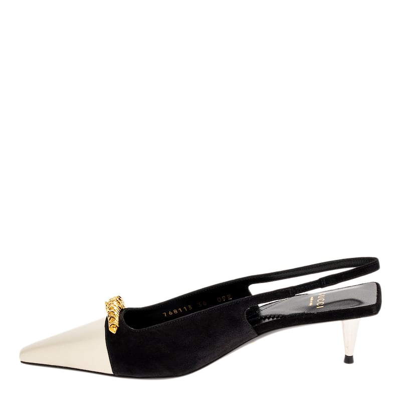 Gucci Pump with Tiger Head