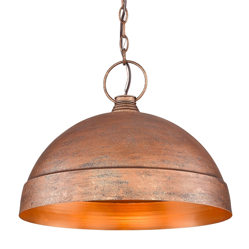 Lincoln 1 Light Pendant - Vintage Copper