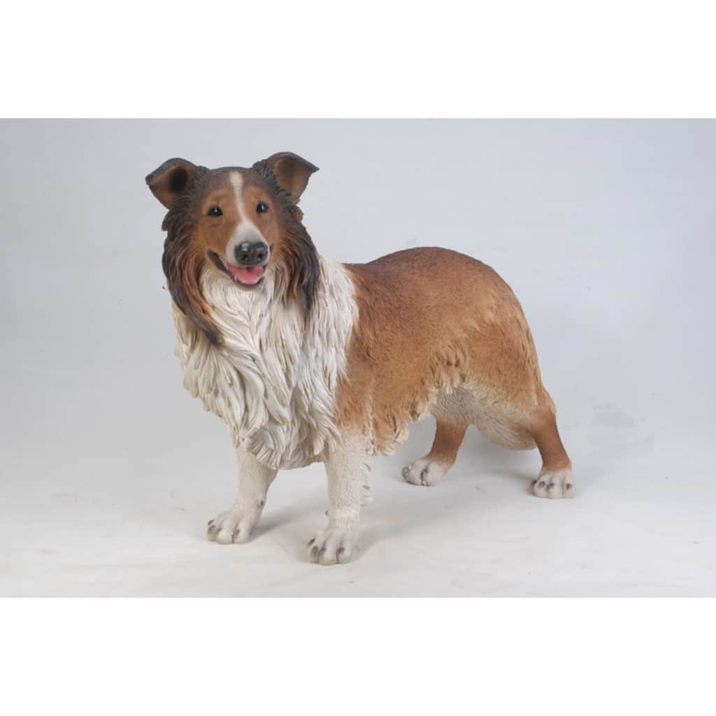 31.25" Collie Dog Outdoor Garden Statue
