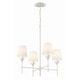 preview thumbnail 7 of 9, Crystorama Lighting Group 534 Broche 4 Light 28" Wide Chandelier with