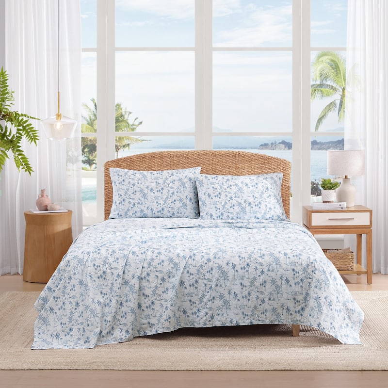 Tommy Bahama Cotton Printed Sheet Sets and Pillowcase Pairs