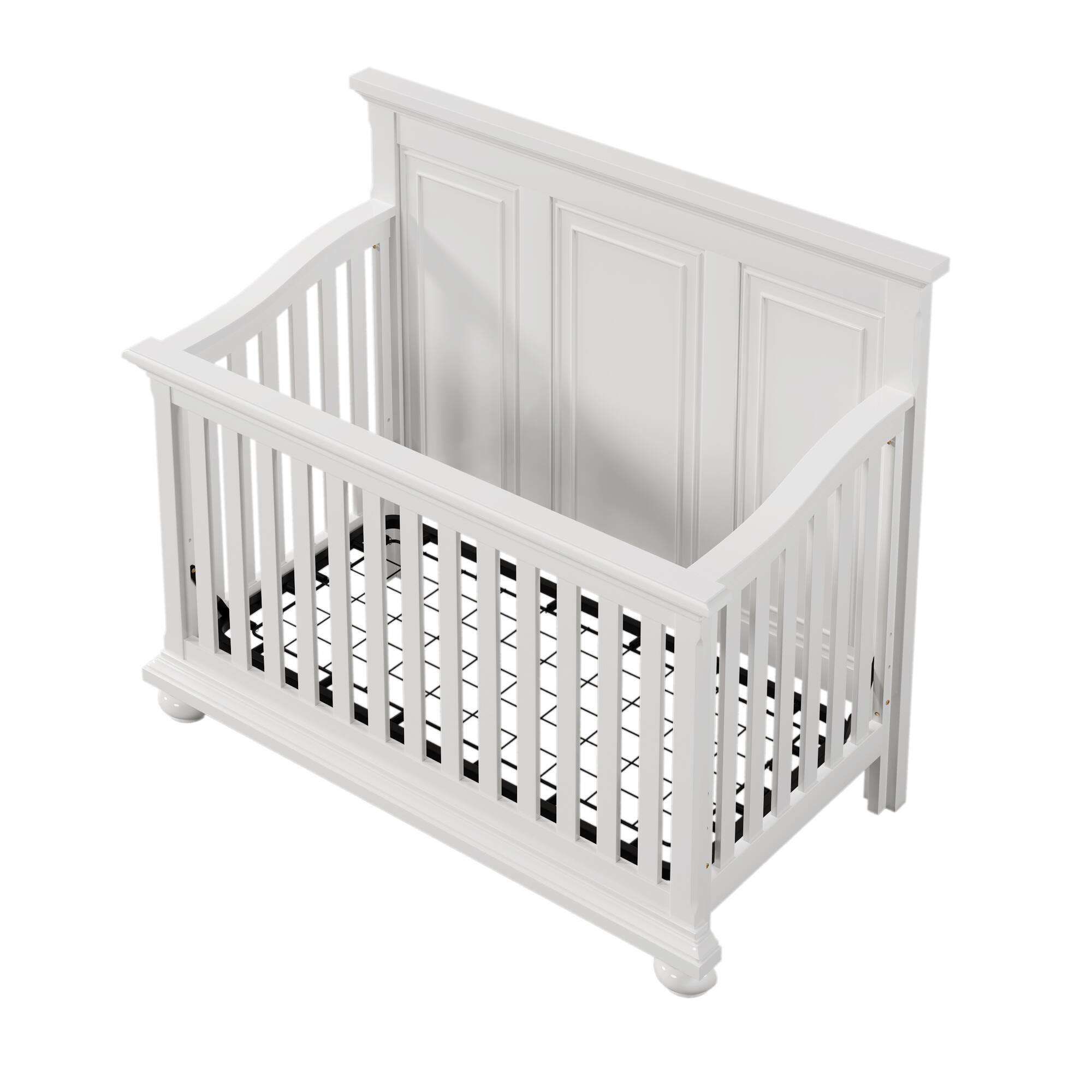 Traditional Farmhouse Style 4in1 Full Size Convertible Crib