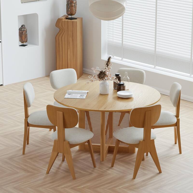 Solid Wood Dining Chairs(Set Of 2) - 21*19*33