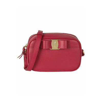 Ferragamo Vara Bow Camera Crossbody Bag