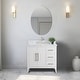 preview thumbnail 95 of 95, Vanity Art 36" Single Sink Bathroom Vanity Cabinet with Engineered Marble Countertop
