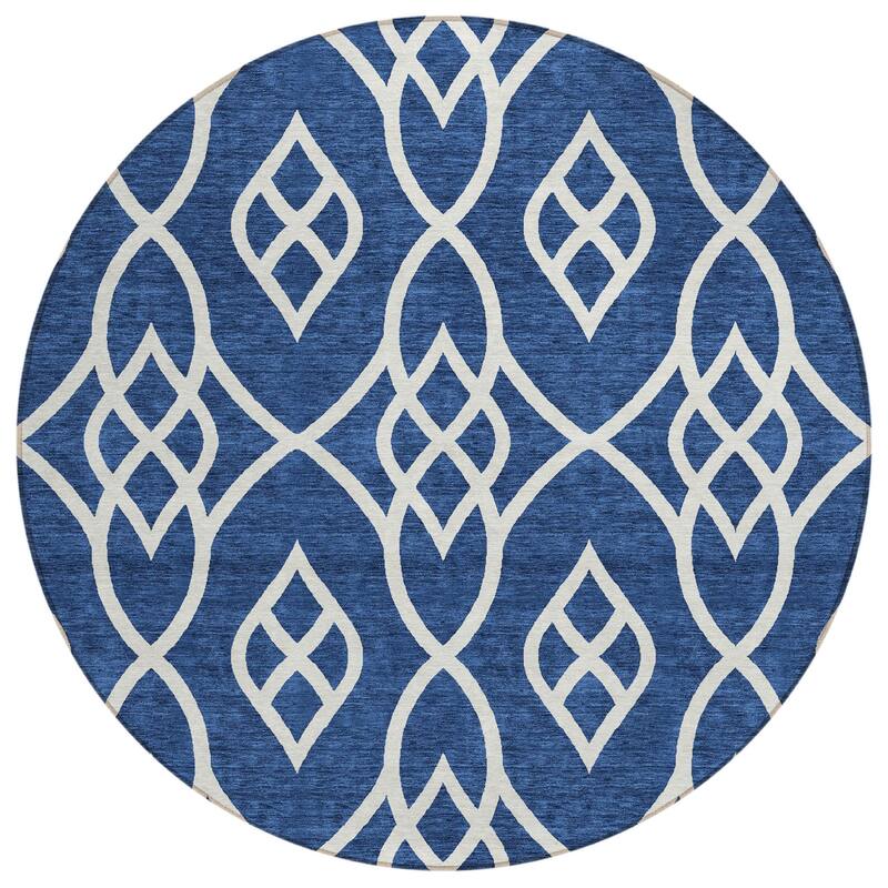 HomeRoots Trellis Transitional Rectangle Outdoor Rug