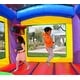 preview thumbnail 4 of 8, HeroKiddo Jelly Bean Castle Commercial Grade Bounce House & Water Slide Combo with Air Blower, Lightweight, Kids Outdoor Fun