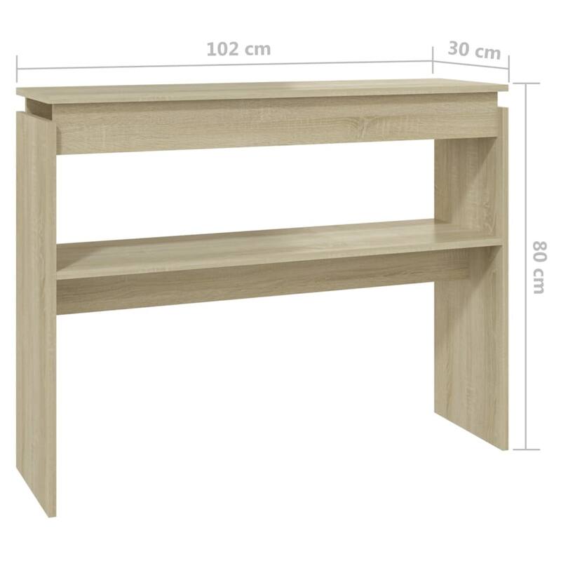 vidaXL Console Table Engineered wood Compact Storage