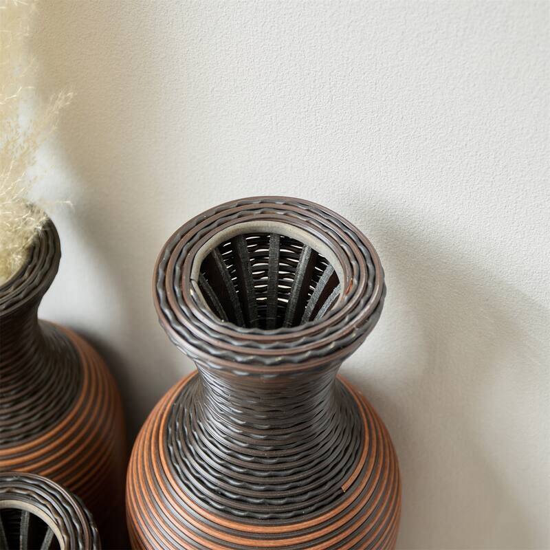 Home Decorative PVC Floor Vase (Set of 3)
