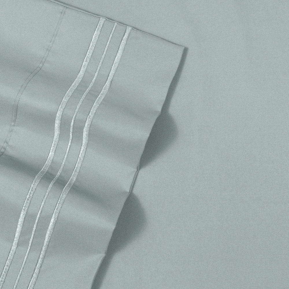 Sweet Home Collection 4 Piece Sheet Set, Ultra Soft 1800 Series, Double Brushed Microfiber