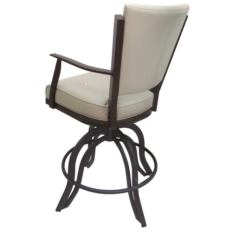 Montana Beige Swivel Tilt Metal 30" or Counter 26" Bar Stool