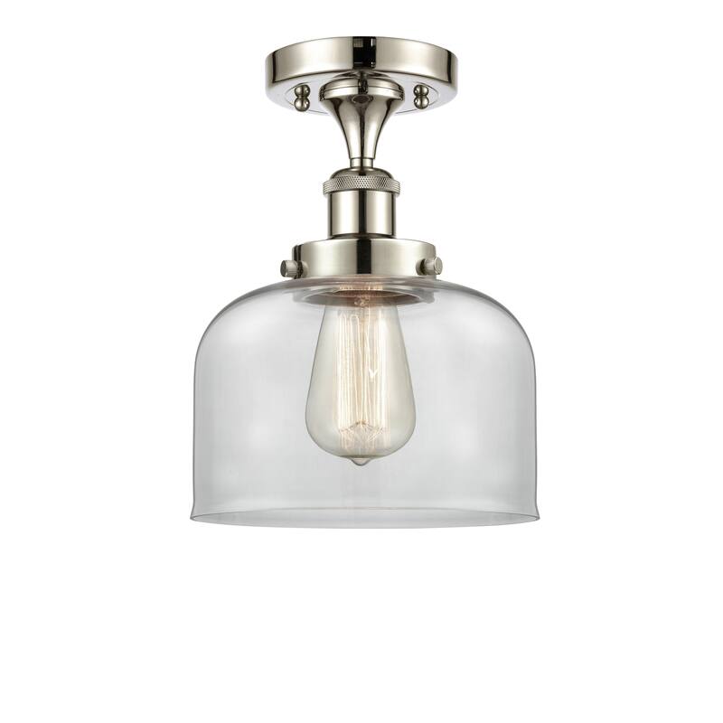 Innovations Lighting Ballston Urban Bell - 1 Light 8" Semi-Flush Mount