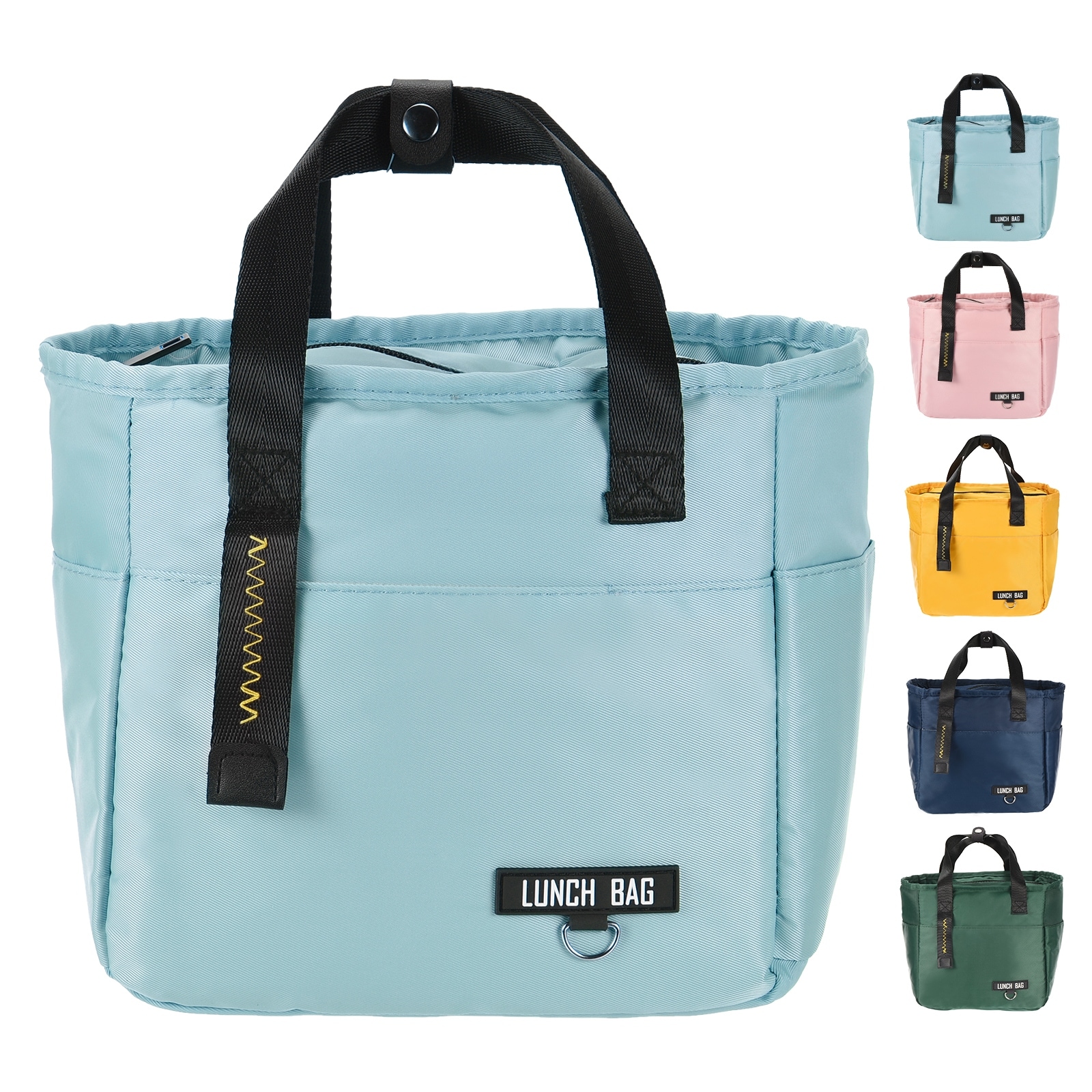 Insulated Lunch Bag Reusable Thermal Lunch Box Leakproof Cooler Bag