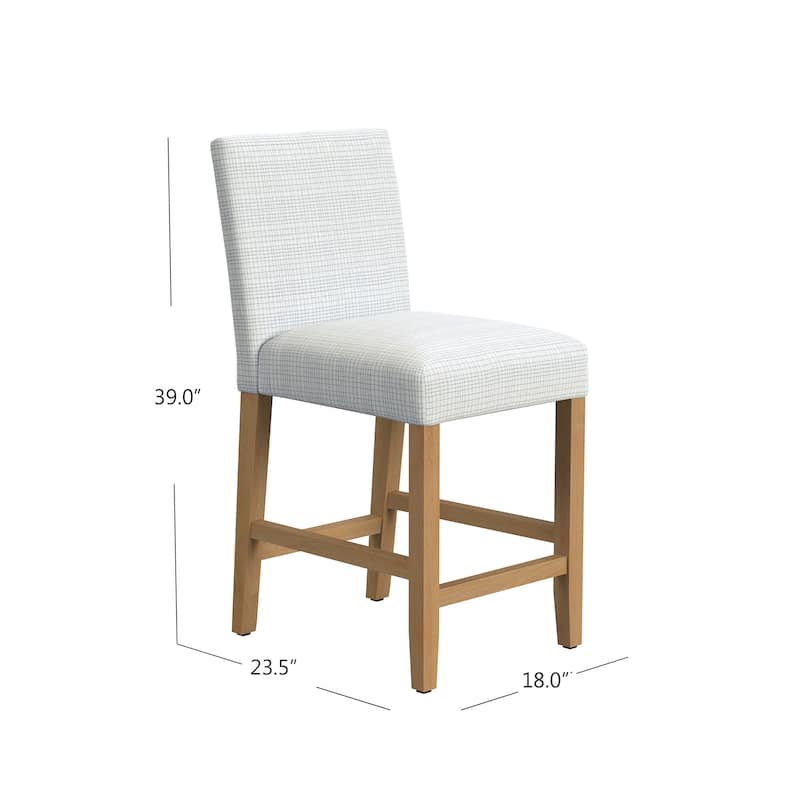 HomePop Classic Upholstered 25" Counter Stool