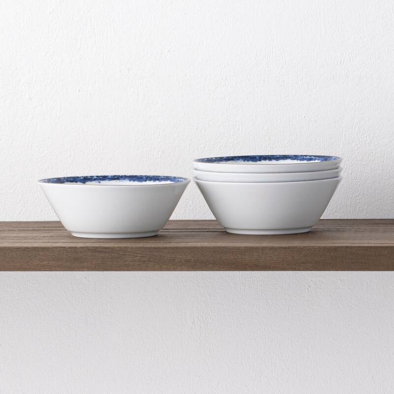 Noritake Rill Set Of 4 Fruit Bowls, 5", 9 oz.