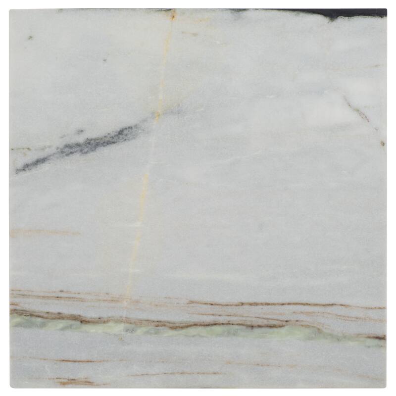 SAFAVIEH Couture Roxandra Marble Top Accent Table - 20"W x 20"D x 22"H