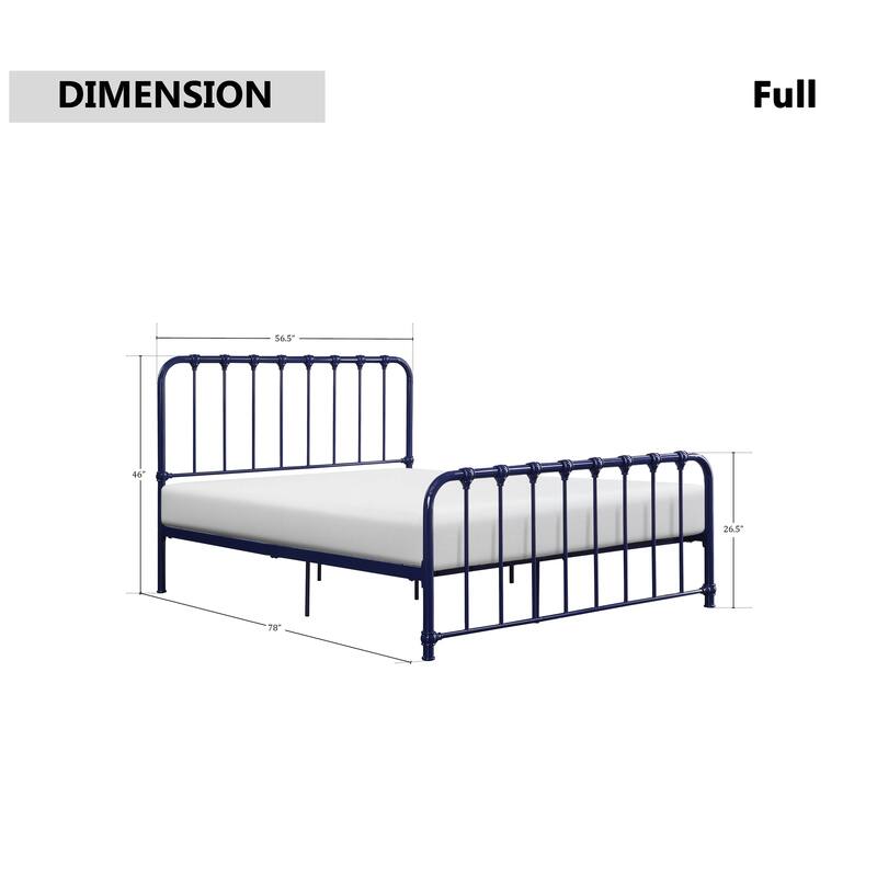 Nisky Platform Metal Bed