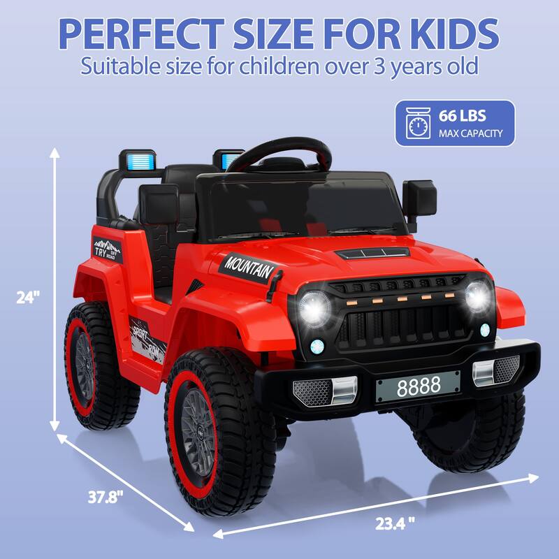 Kids 12V Ride On Car w/Parent Remote Control