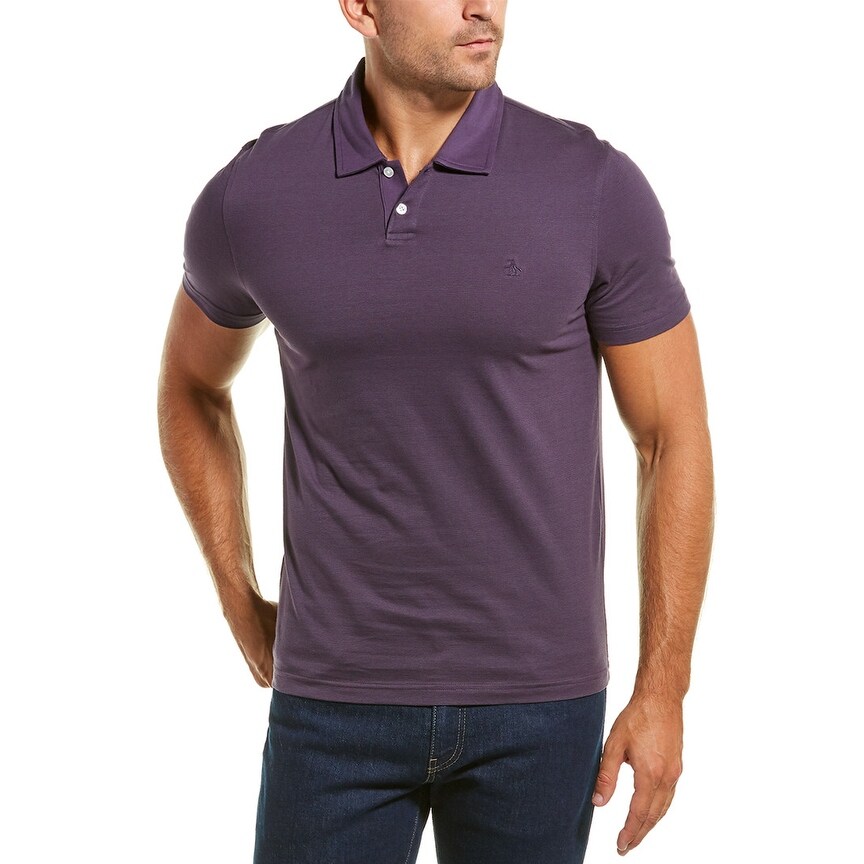 penguin heritage slim fit polo