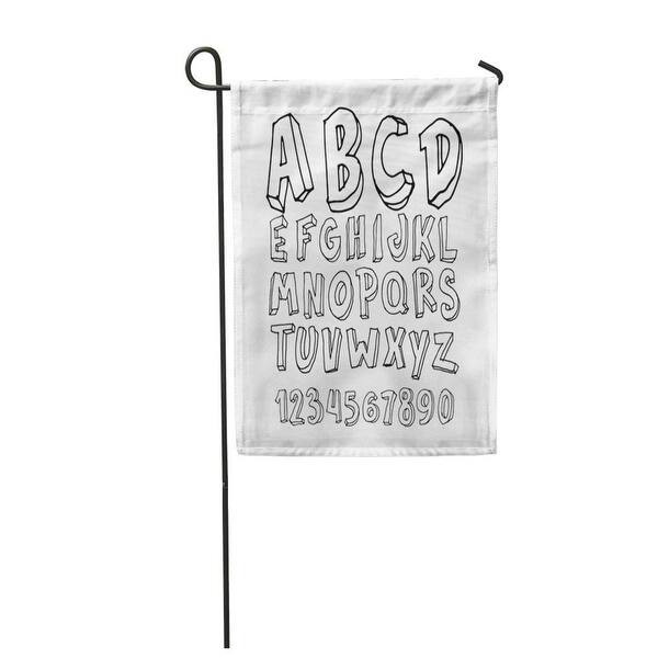 Abc Lettering Alphabet Letters Figures Black Brush Abc Lettering Alphabet Letters