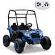 preview thumbnail 21 of 31, 24V Kids Ride On Utv, 2 Seater 4WD Electric Truck with Sun Shade Blue
