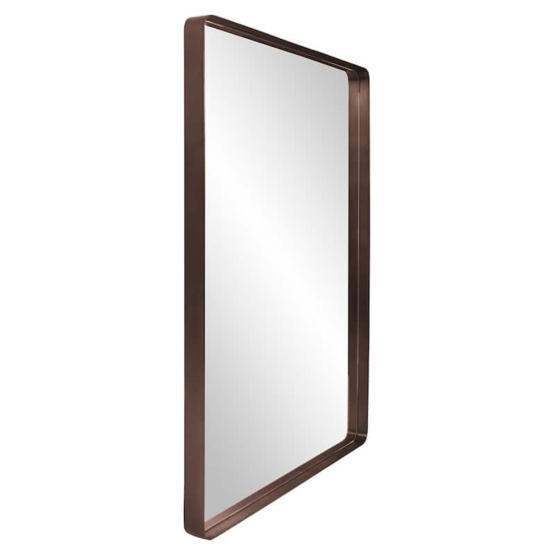 Allan Andrews Steele Brass Wall and Accent Mirror - 30 x 40