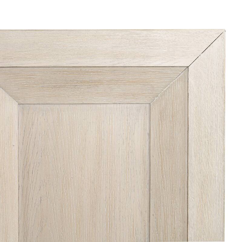 Furniture of America Durem Modern Classic 5-Piece Solid Wood Panel Bedroom Set with 2-Drawer Oversized Nightstand