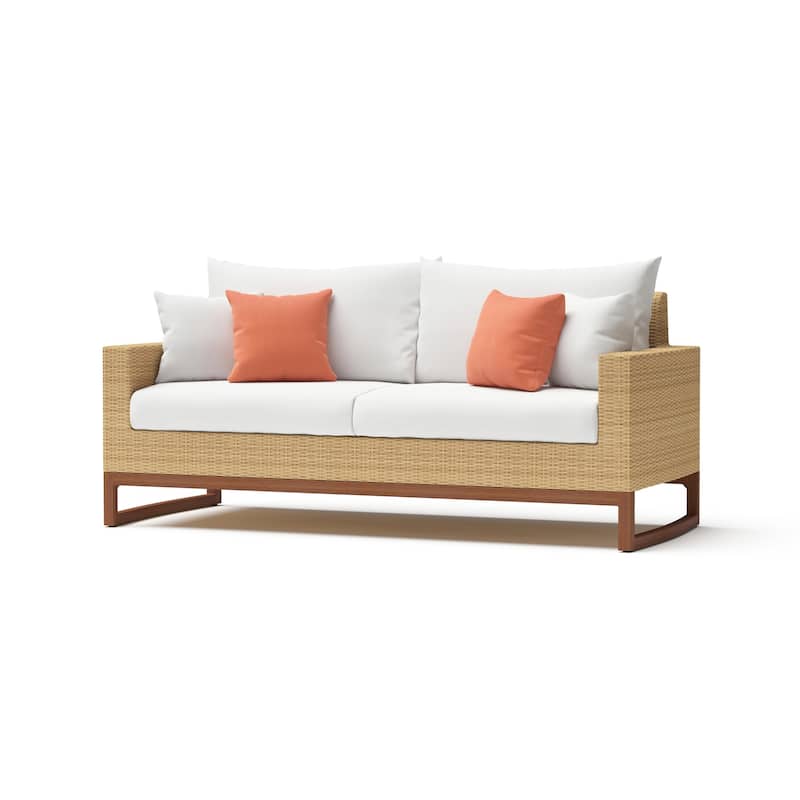 Milea 4 Piece Sunbrella Outdoor Patio Seating Set