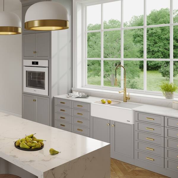 Shop Kraus Bellucci 30 Ceramtek Granite Composite Farmhouse