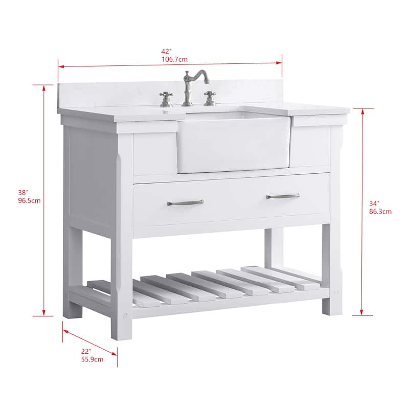 Sudio Design Wesley 42" Bathroom Vanity