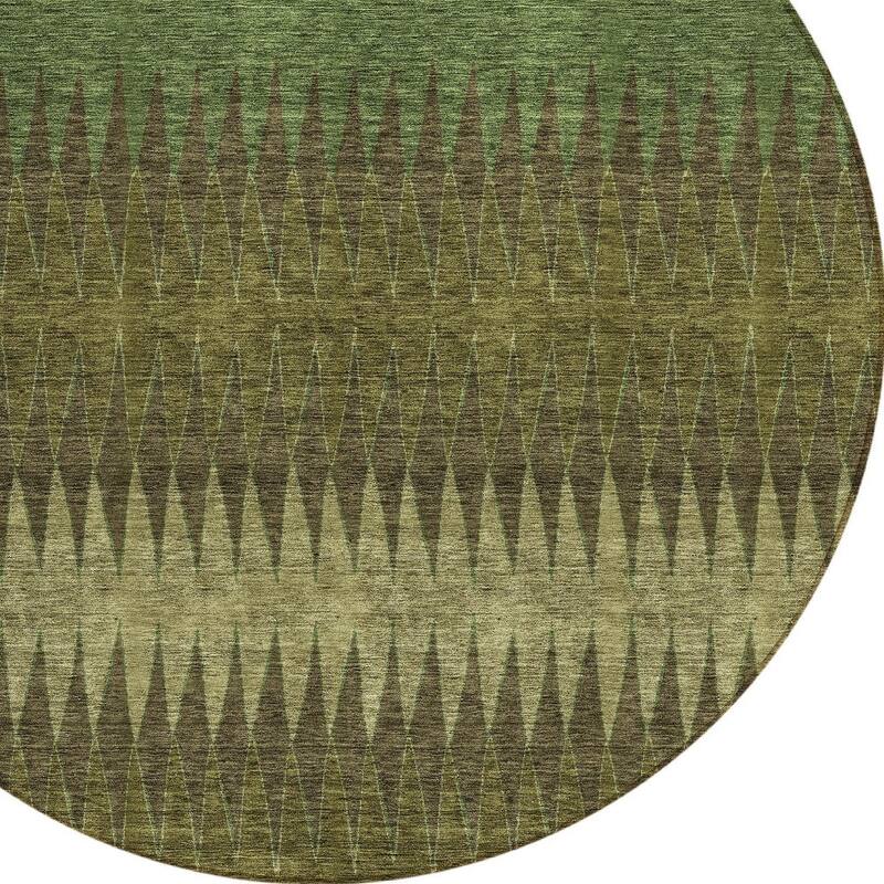 HomeRoots Striped Transitional Rectangle Outdoor Rug