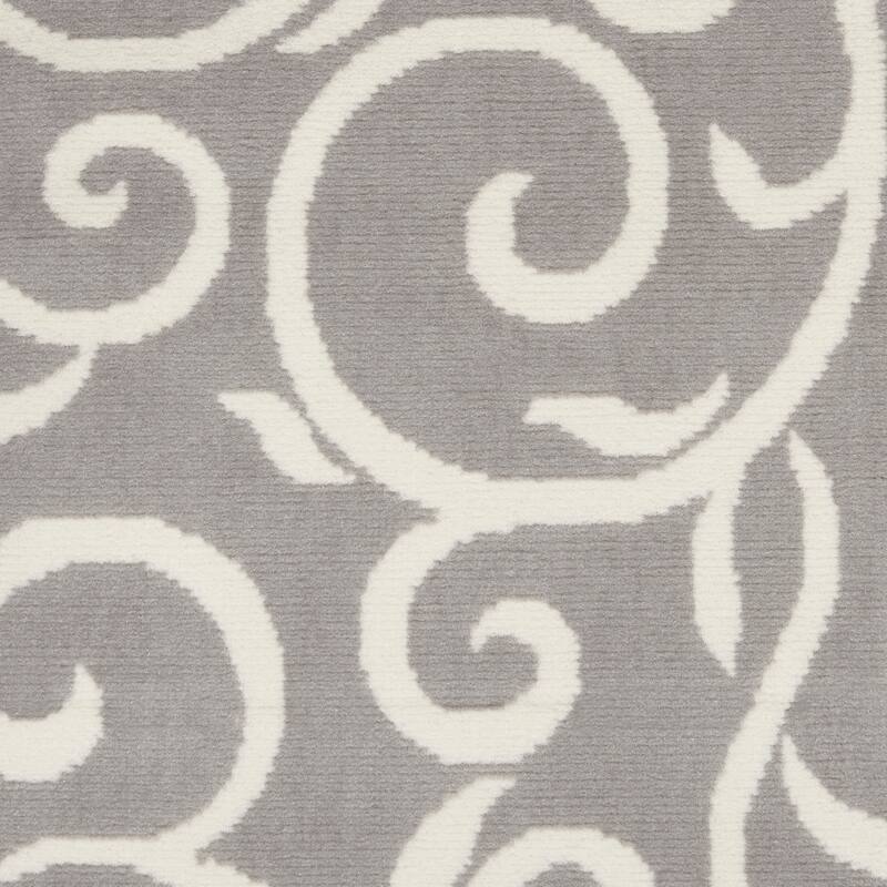 Nourison Grafix Farmhouse Country Scroll Transitional Area Rug