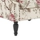 preview thumbnail 70 of 80, Mid-Century Modern Linen/ Vegan Leather Wing Back Accent Chair