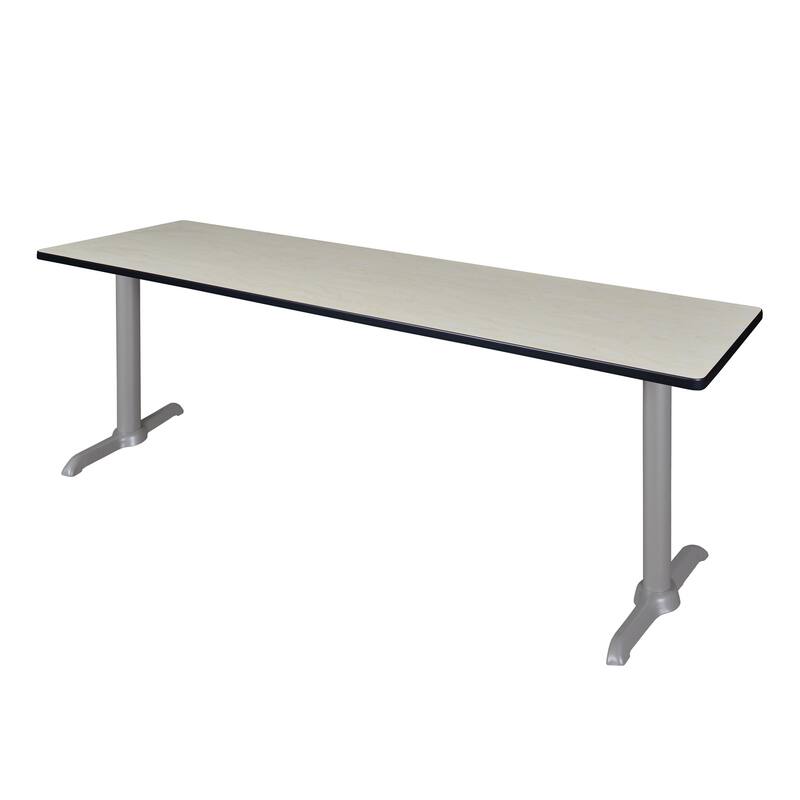 84" x 24" Training Table- Maple/Grey