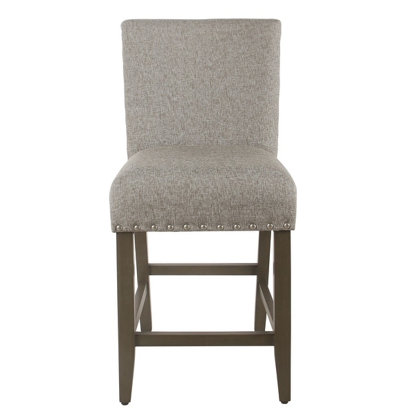Grey nailhead deals bar stools