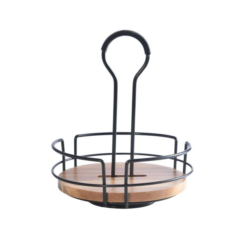Mikasa Gourmet Basics Hanover Condiment Caddy - 8.5" D x 9.75" H