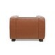 preview thumbnail 25 of 38, Goyette Faux Leather 3 Piece Club Chair and Sofa Set by Christopher Knight Home
