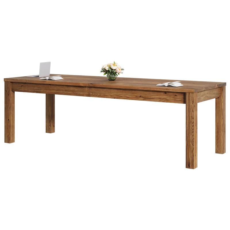 78.7" Rectangular Solid Wood Conference Table Meeting Table for Office