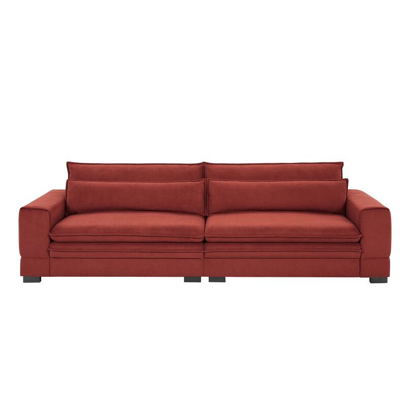 Mid-Century Sofa Couch Modern Upholstered Couch