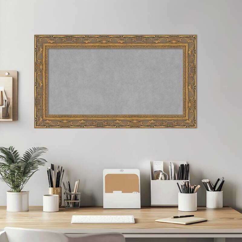 Amanti Art Filigree Gloss Black Framed