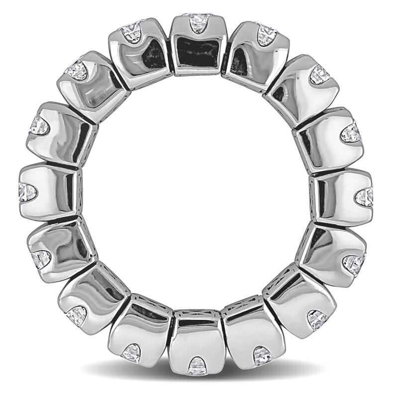 Miadora 2 3/5ct TDW Diamond Eternity Ring in 14k White Gold