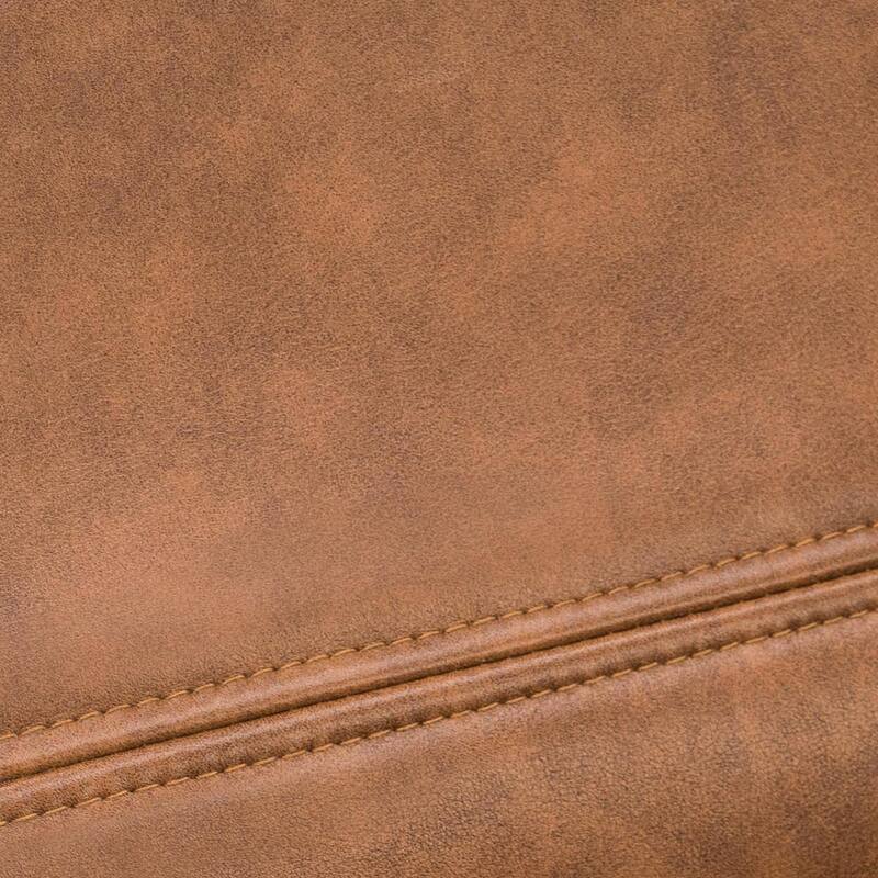 MCombo Swivel Recliner Chair with Wood Base and Ottoman