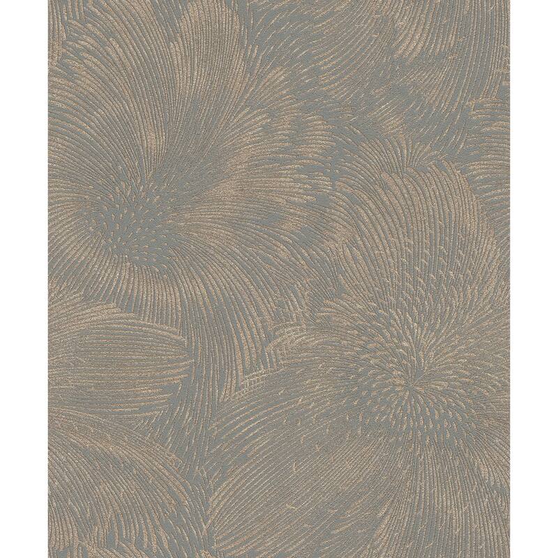 Rasch Purser Copper Abstract Wallpaper