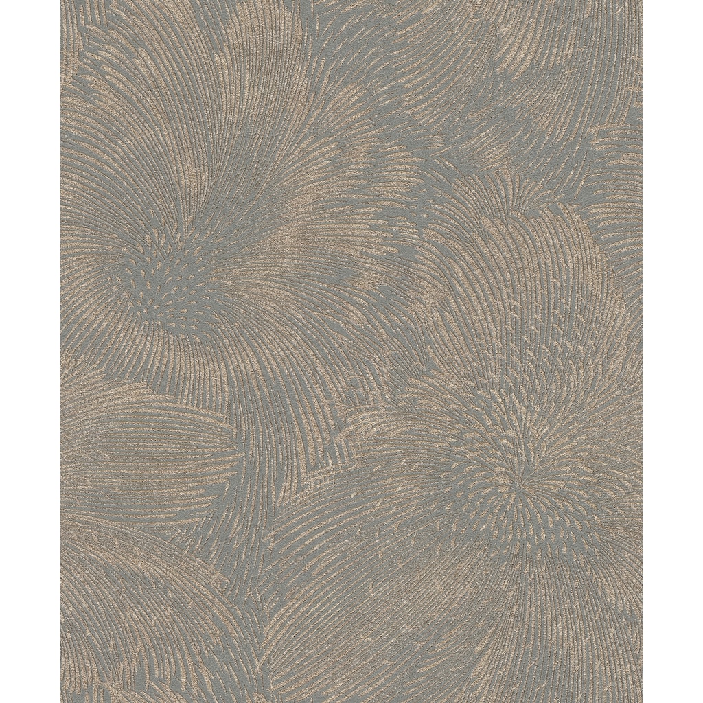Rasch Purser Copper Abstract Wallpaper