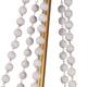 Alisar Mid-century Modern Chandelier Antique Gold Swing Arms French Country Wood Beads for Dining Room - D 25'' x H85.5''