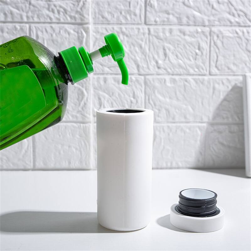 1Pc Silicone Divided Bottle Squeeze Type Soap Dispenser