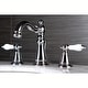 preview thumbnail 20 of 26, English Classic Widespread Bathroom Faucet Polished Chrome