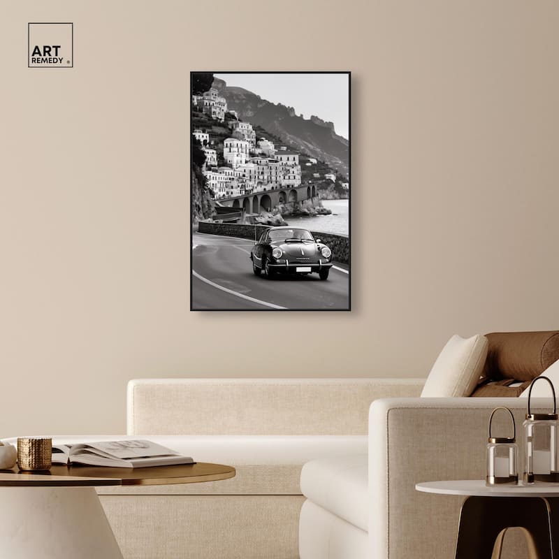 Drive through the Town Canvas by Art Remedy