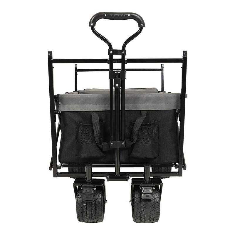 480 lb Folding Wagon Stroller with Canopy & Mosquito Net