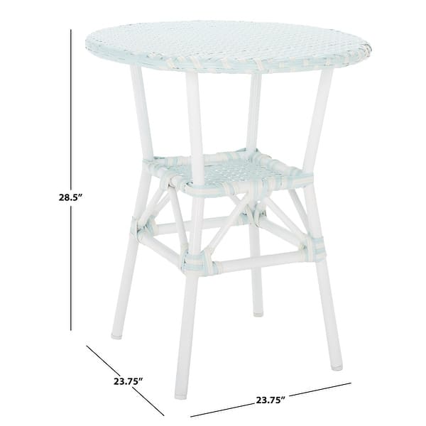 SAFAVIEH Outdoor Patio Furniture California Bistro Table (Fully Assembled) (Table Only)